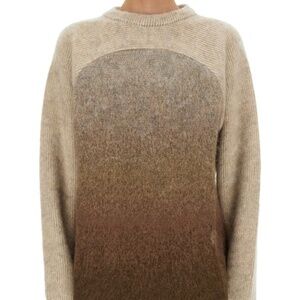 size L - ERL Brown Gradient Rainbow Sweater